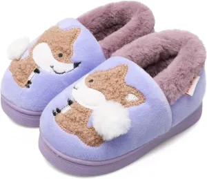 Centipede Demon Plush Warm Slippers for Girls Boys Kids Toddlers Winter Fur Lined Indoor House Home Shoes