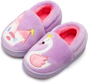 Centipede Demon Plush Warm Slippers for Girls Boys Kids Toddlers Winter Fur Lined Indoor House Home Shoes