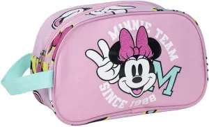 CERD LIFE'S LITTLE MOMENTS Minnie Travel Toiletry Bag - Fuchsia - 16 x 10 x 26 cm - Zip Closure - Versatile and Durable Polyester Blend Toiletry Bag - Original Product Designed in Spain