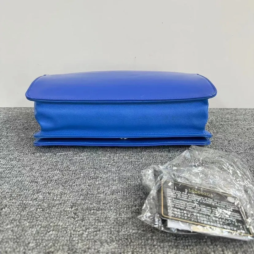 Chanel Wallet On Chain WOC Blue