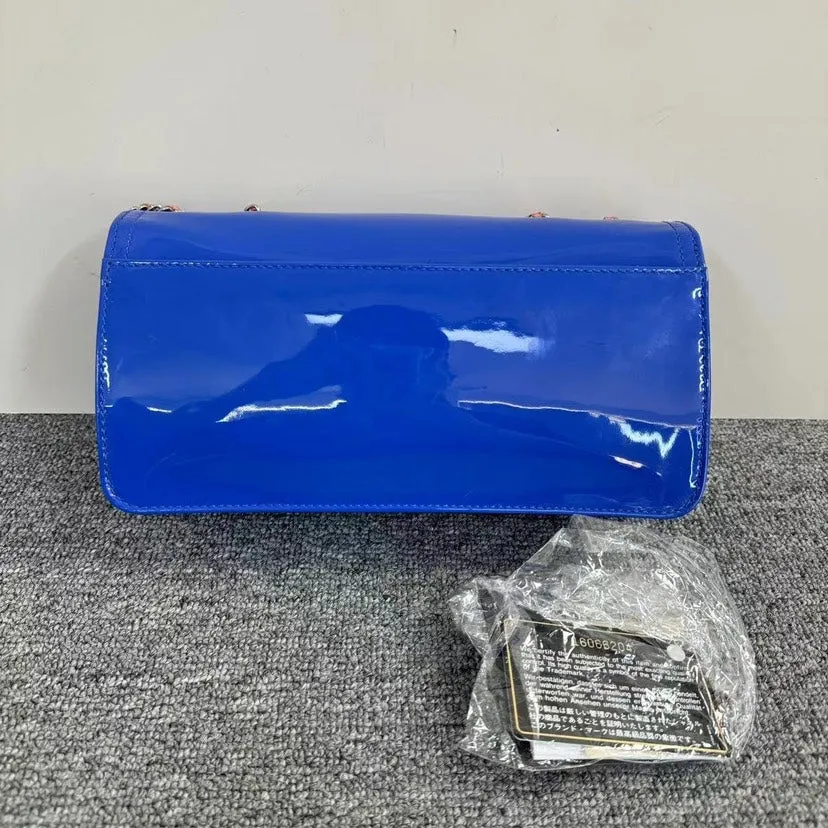 Chanel Wallet On Chain WOC Blue