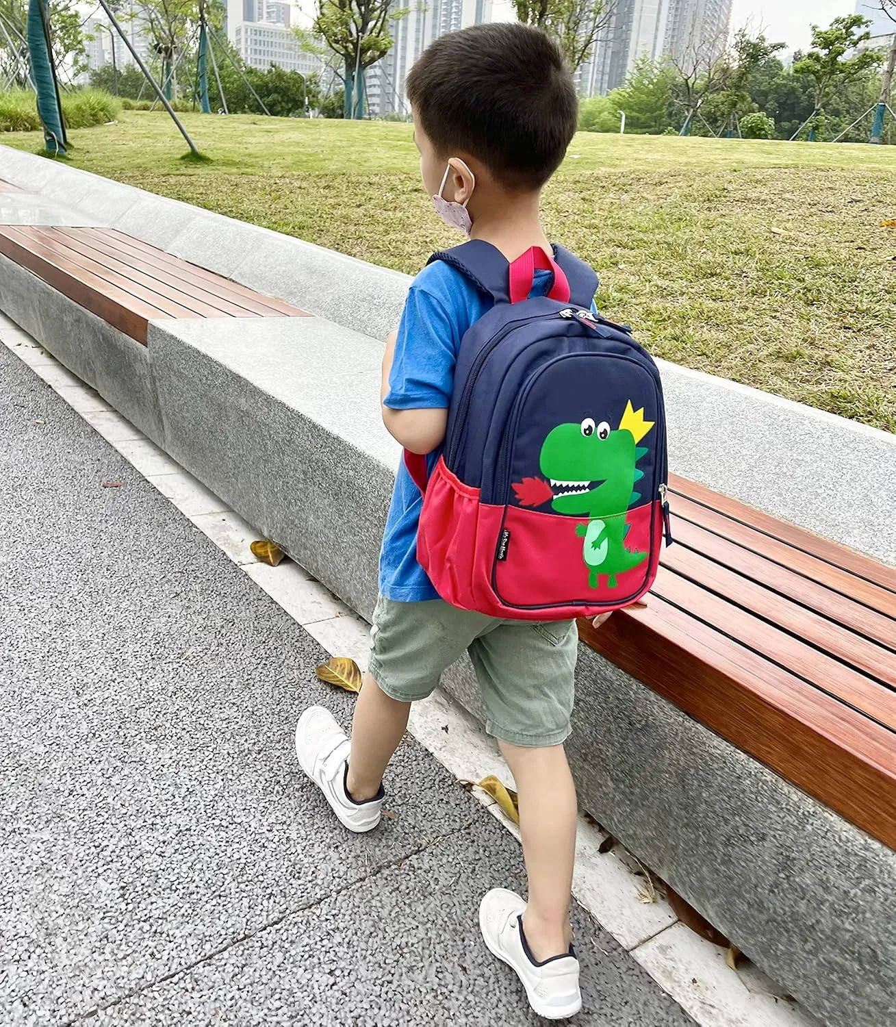 CHERUBIC Toddler Backpack, Kids Travel Backpack, Waterproof Cute Small Preschool Backpack Cartoon Daycare Bag
