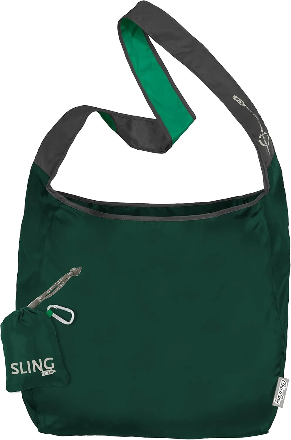 ChicoBag rePETe Crossbody Sling with Carabiner Clip | Recycled Crossbody Bag | Eco Friendly