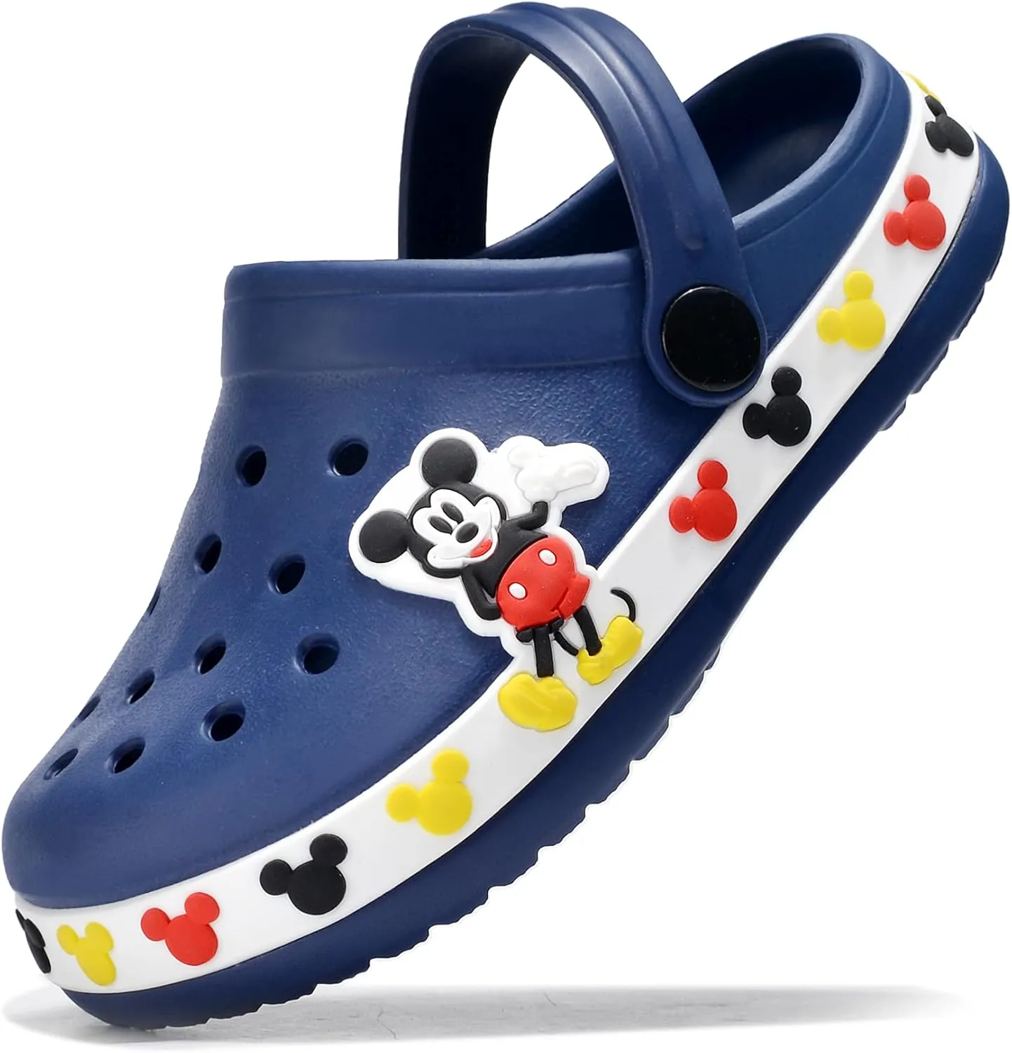 Children's Clogs Cute Cartoon Boys and Girls Garden Shoes Clogs Slippers Toddlers One-Foot Lightweight Beach Pool Sandals