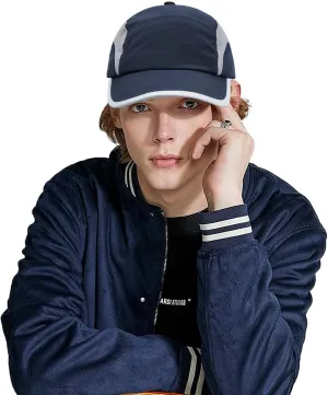 CLAPE Lightweight Short Bill Baseball Caps Quick Dry Waterproof Outdoor Sports Hat Unstructured Tucker Cap Breathable Dad Cap