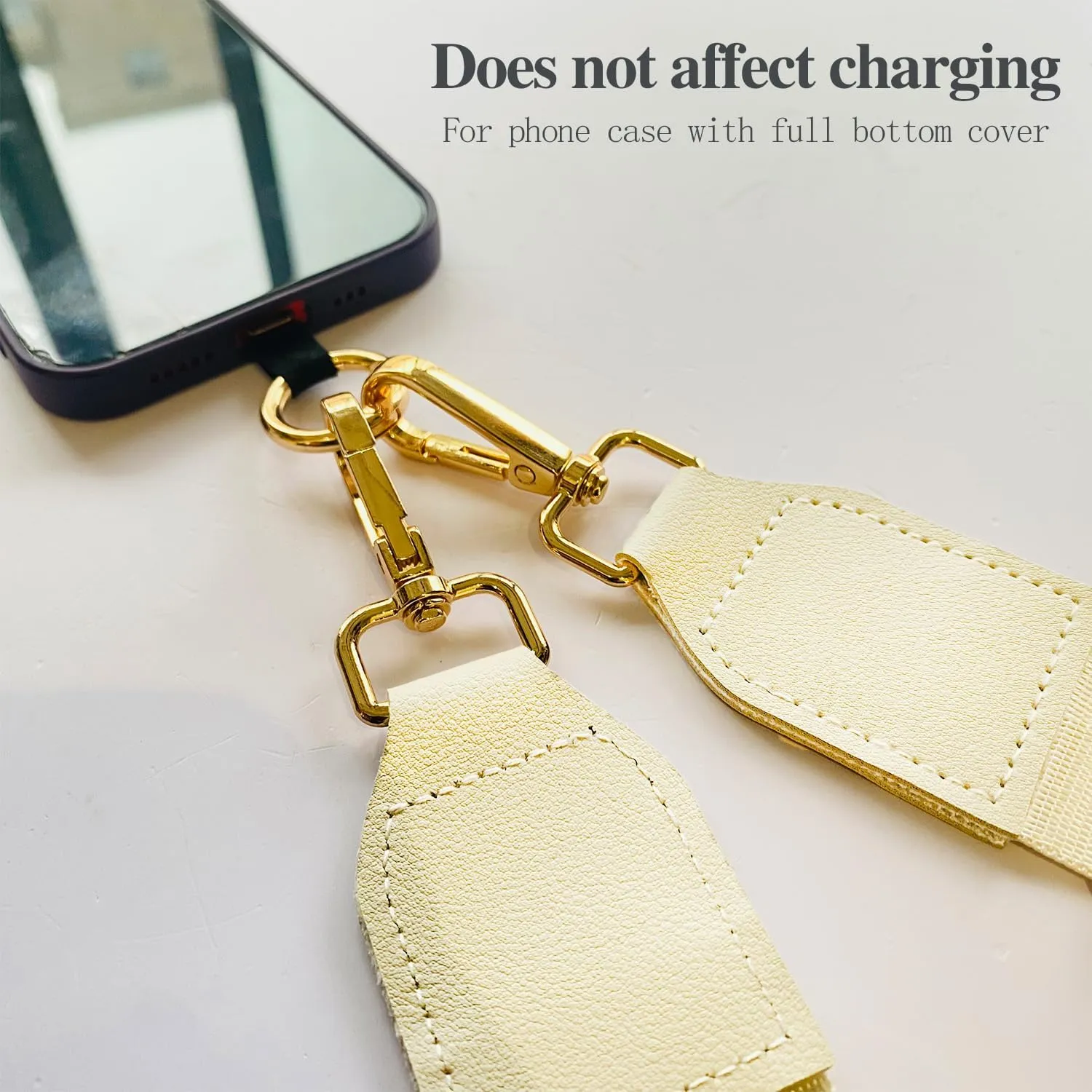 Clip And Go Strap for Phone with Wallet Crossbody Phone Strap with Zippered Pouch Clip and Go Phone Strap with Wallet Phone Lanyard Crossbody with Wallet Cell Phone Lanyards for Women