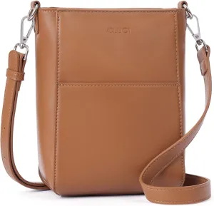 CLUCI Small Crossbody Bags for Women Trendy PU Leather Cell Phone Purse Wallet with Adjustable Strap