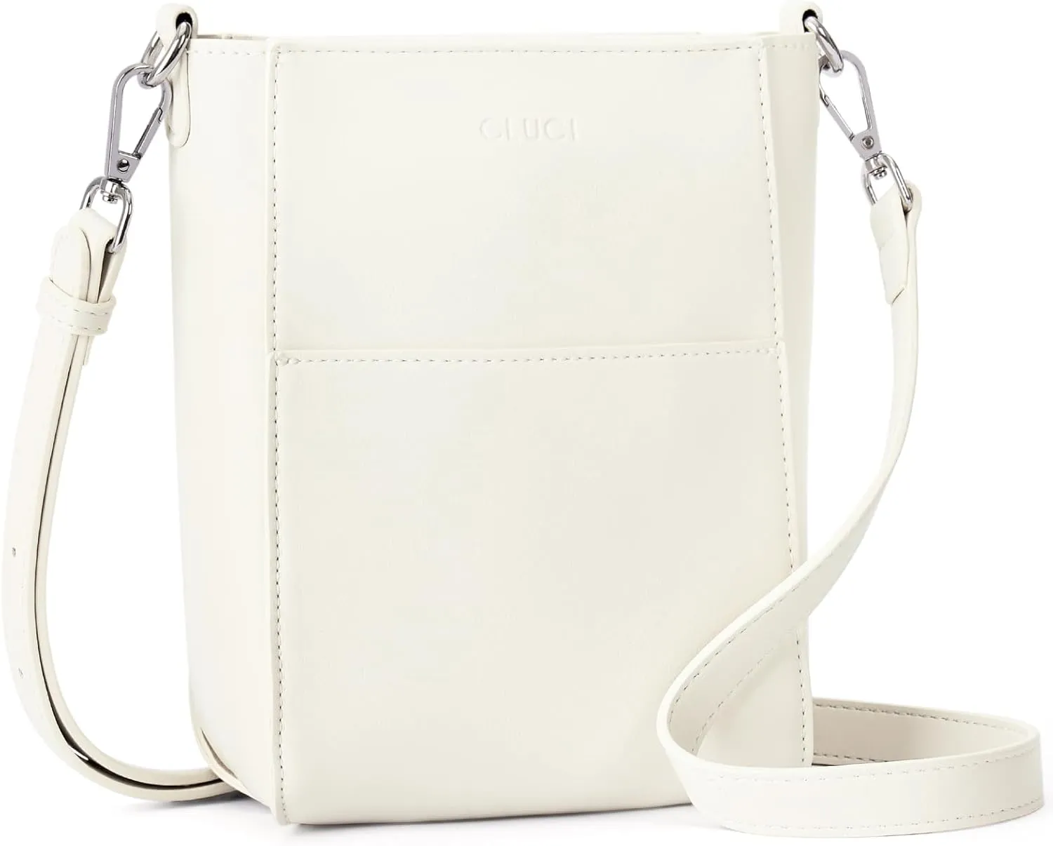 CLUCI Small Crossbody Bags for Women Trendy PU Leather Cell Phone Purse Wallet with Adjustable Strap