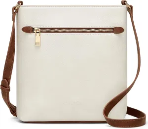 Cnoles Crossbody Bags for Women Trendy Fashion Shoulder Bag Vegan Soft Leather Purse For Ladies With Adjustable Strap