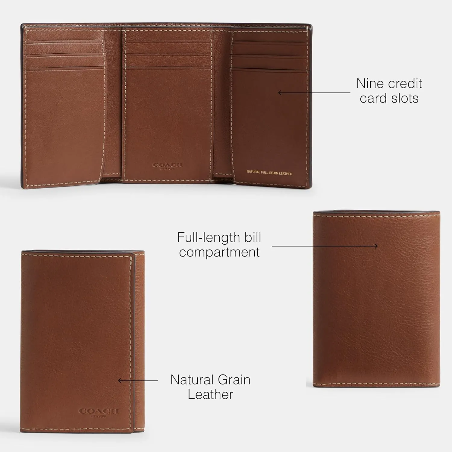 Coach Women's Trifold Wallet