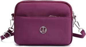 Collsants Small Mini Nylon Crossbody Bag for Women Girls Cell Phone Purse Wallet Travel