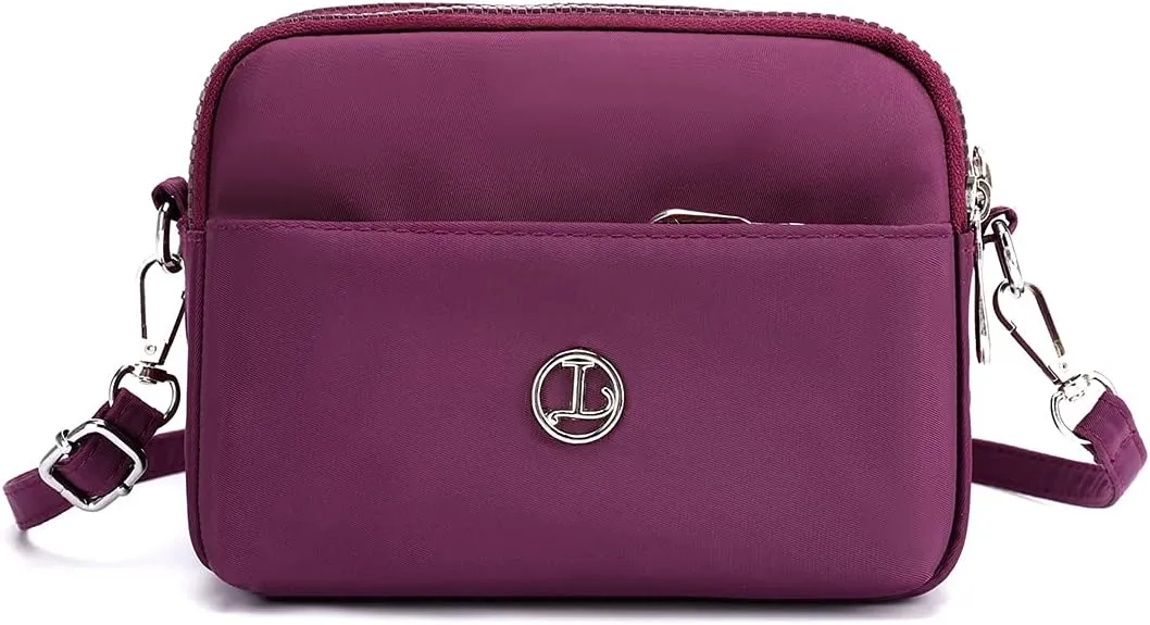 Collsants Small Mini Nylon Crossbody Bag for Women Girls Cell Phone Purse Wallet Travel