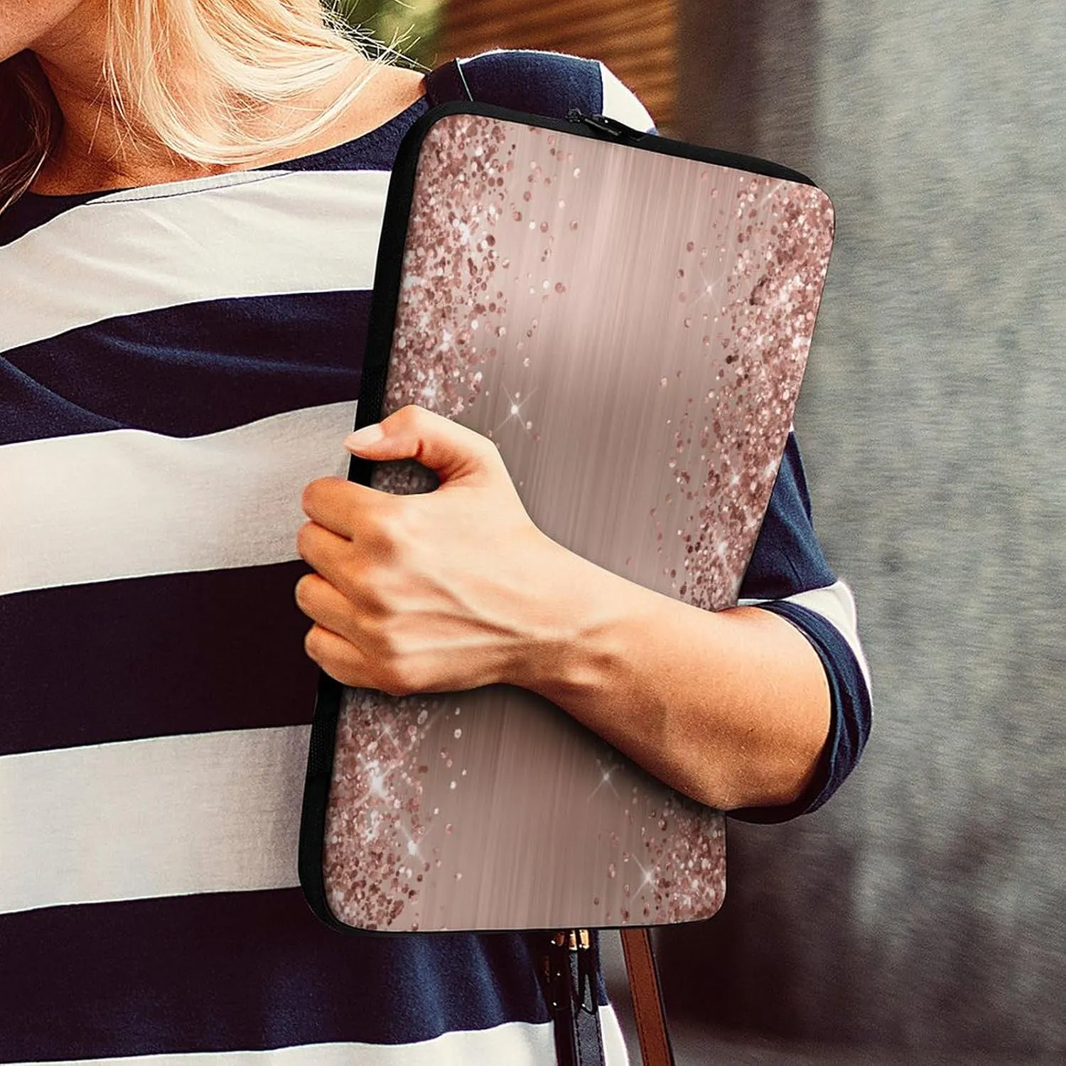 Colorful Moroccan Tile Laptop Bag Without Handheld, Large Capacity, Lightweight And Convenient
