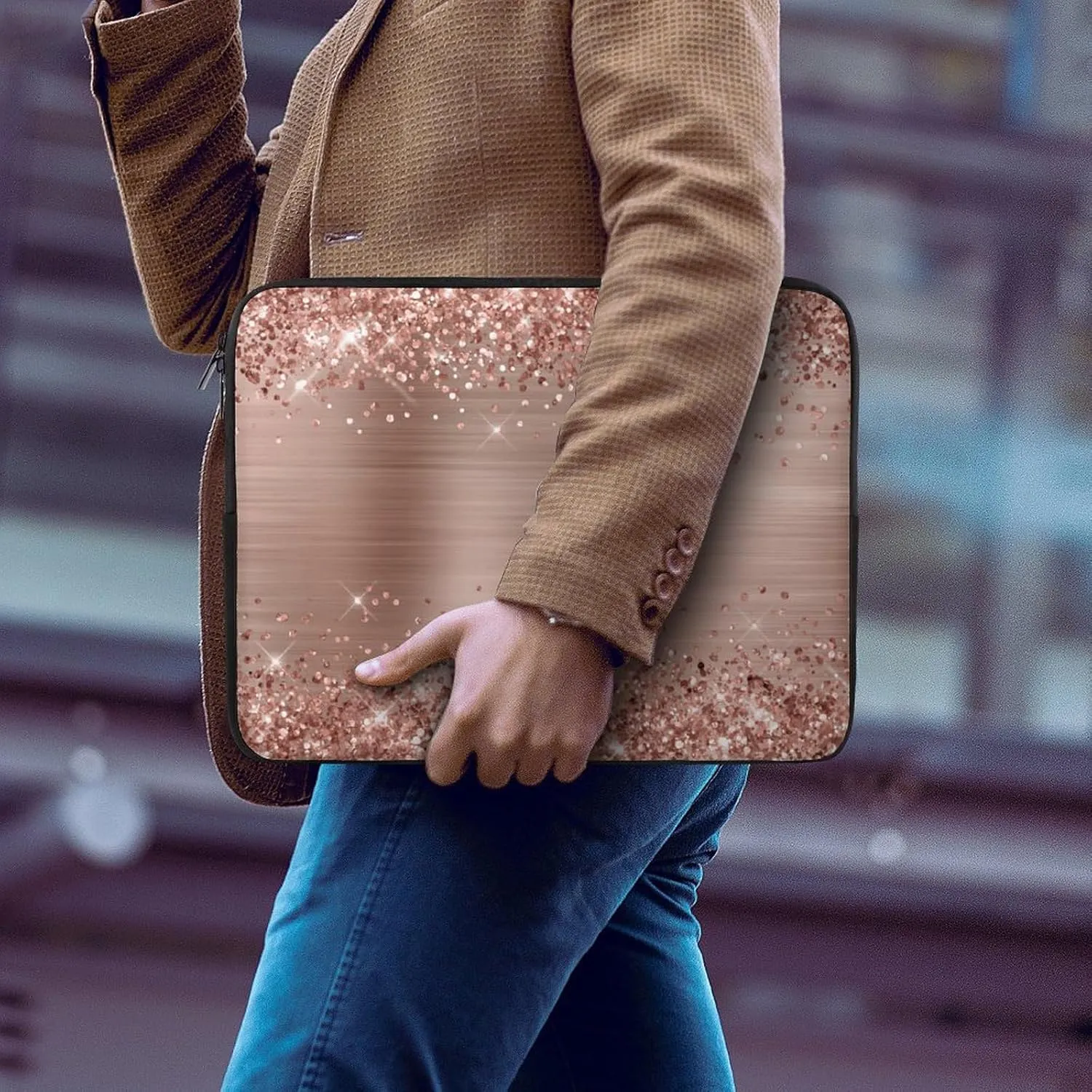 Colorful Moroccan Tile Laptop Bag Without Handheld, Large Capacity, Lightweight And Convenient