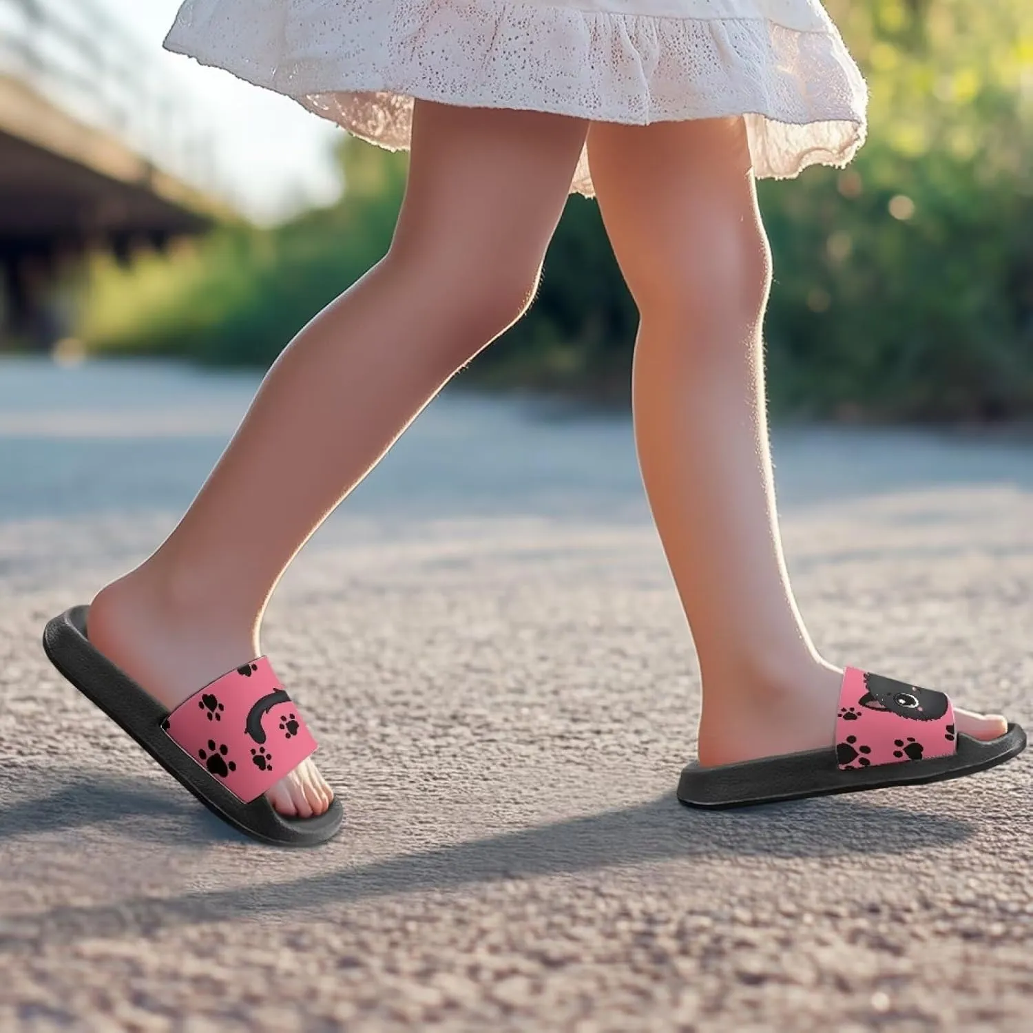 Comfortable Girls Sandals Toddler Kids Shower Shoes Summer Slippers Girls Flip Flops