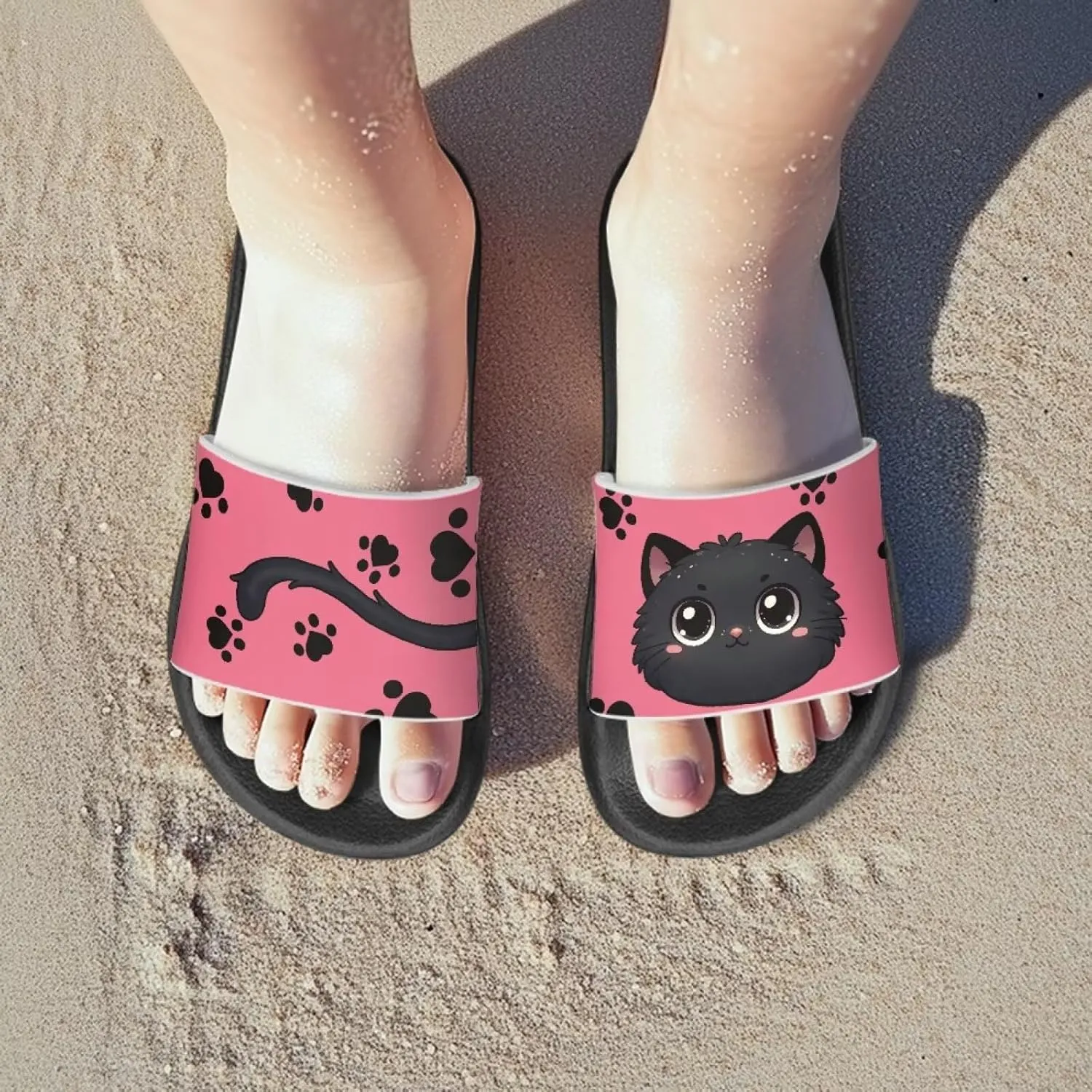 Comfortable Girls Sandals Toddler Kids Shower Shoes Summer Slippers Girls Flip Flops