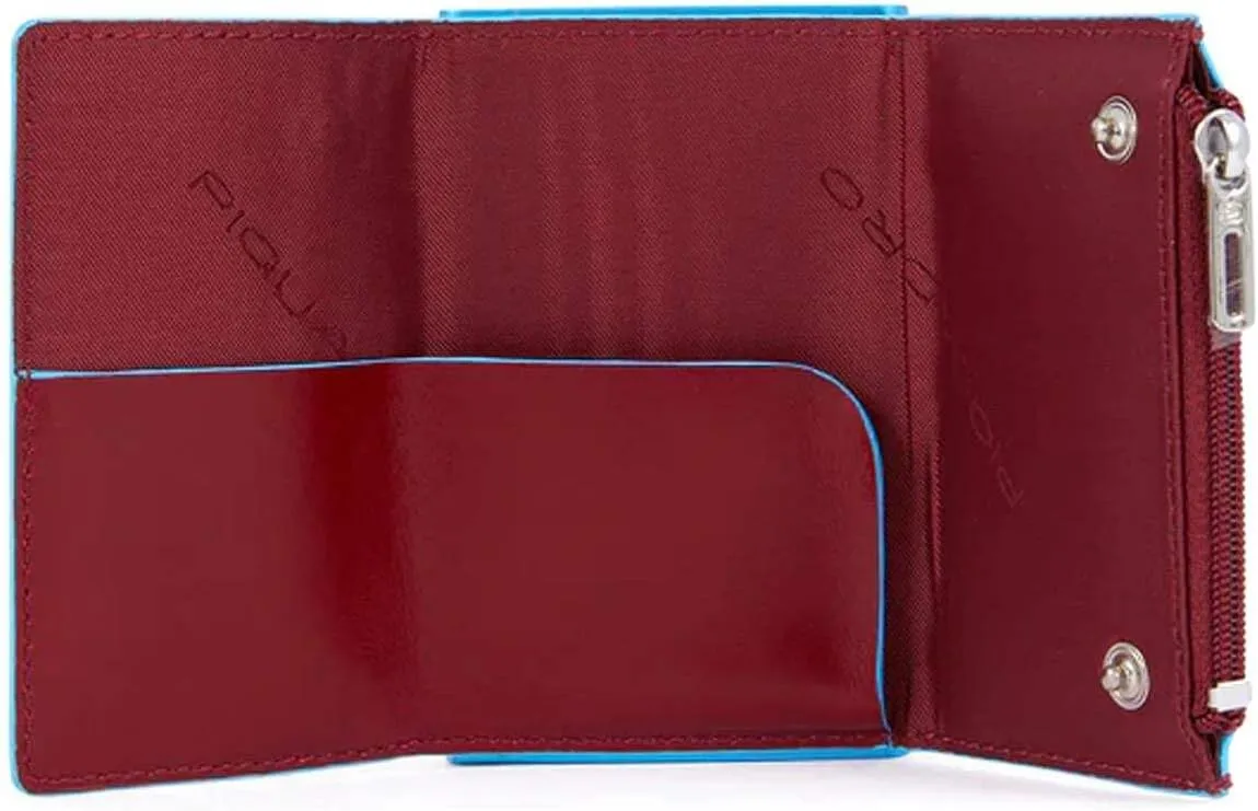 Compact wallet porta monete con sliding system