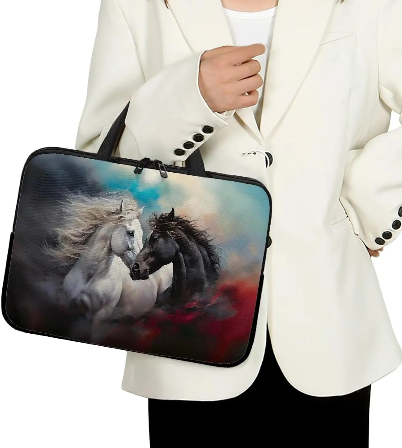 Computer Bag Waterproof Work Handbag Laptop Bag Lightweight Tote Bag Computer Accessories