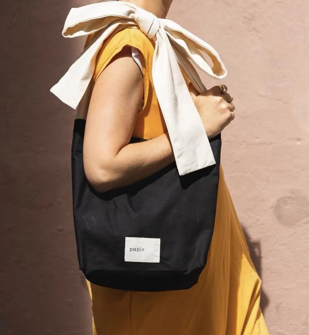 Coquette Canvas Tote Shoulder Bag - Cute Y2k Aesthetic Purse