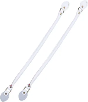 CORHAD 1 Pair Genuine Leather Bag Strap 50cm DIY Sling Purse Crossbody Women White Purses for Ladies Handbags