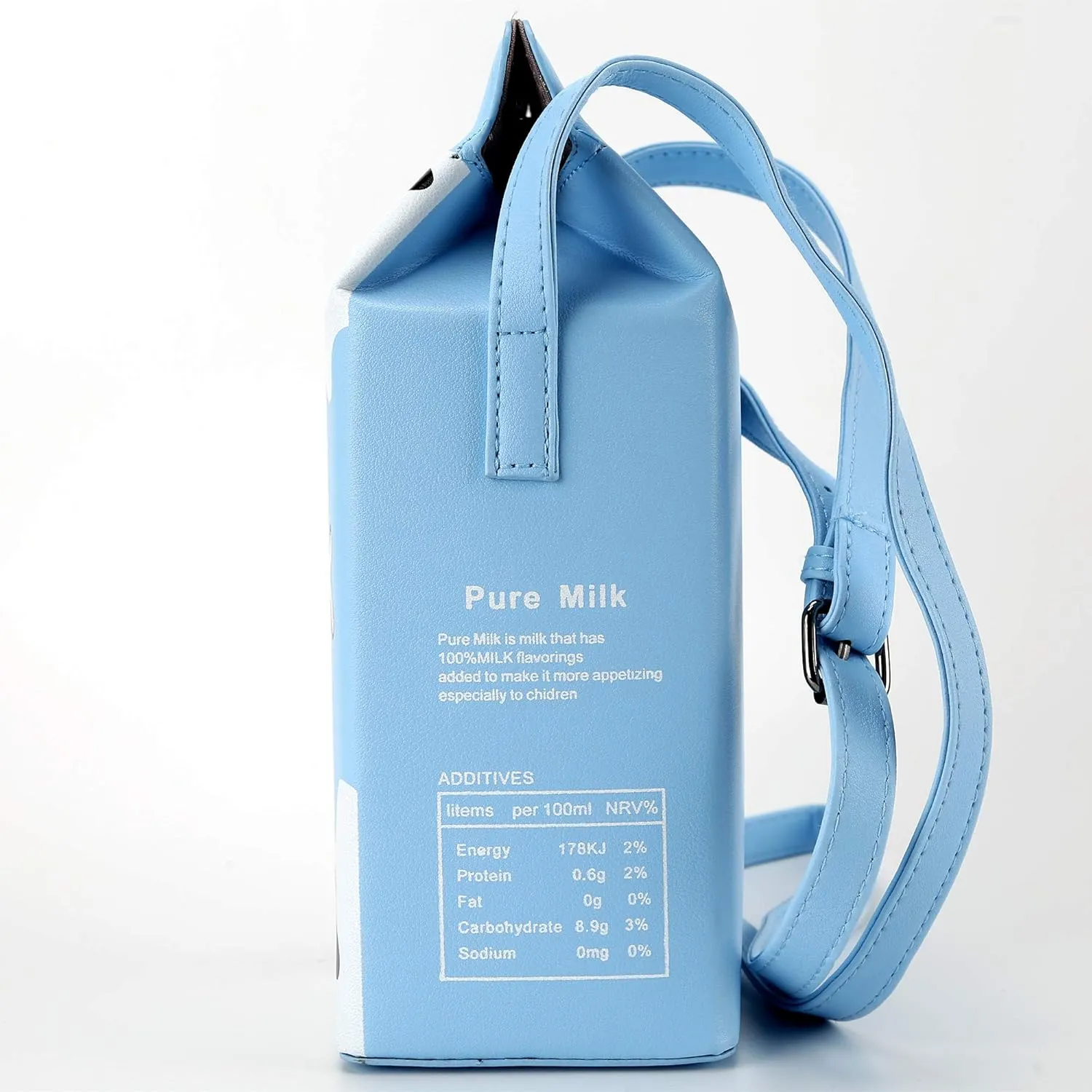 Cow appearance Milk Box CrossBody Purse Bag,PU Phone Shoulder Wallet for Women Girl