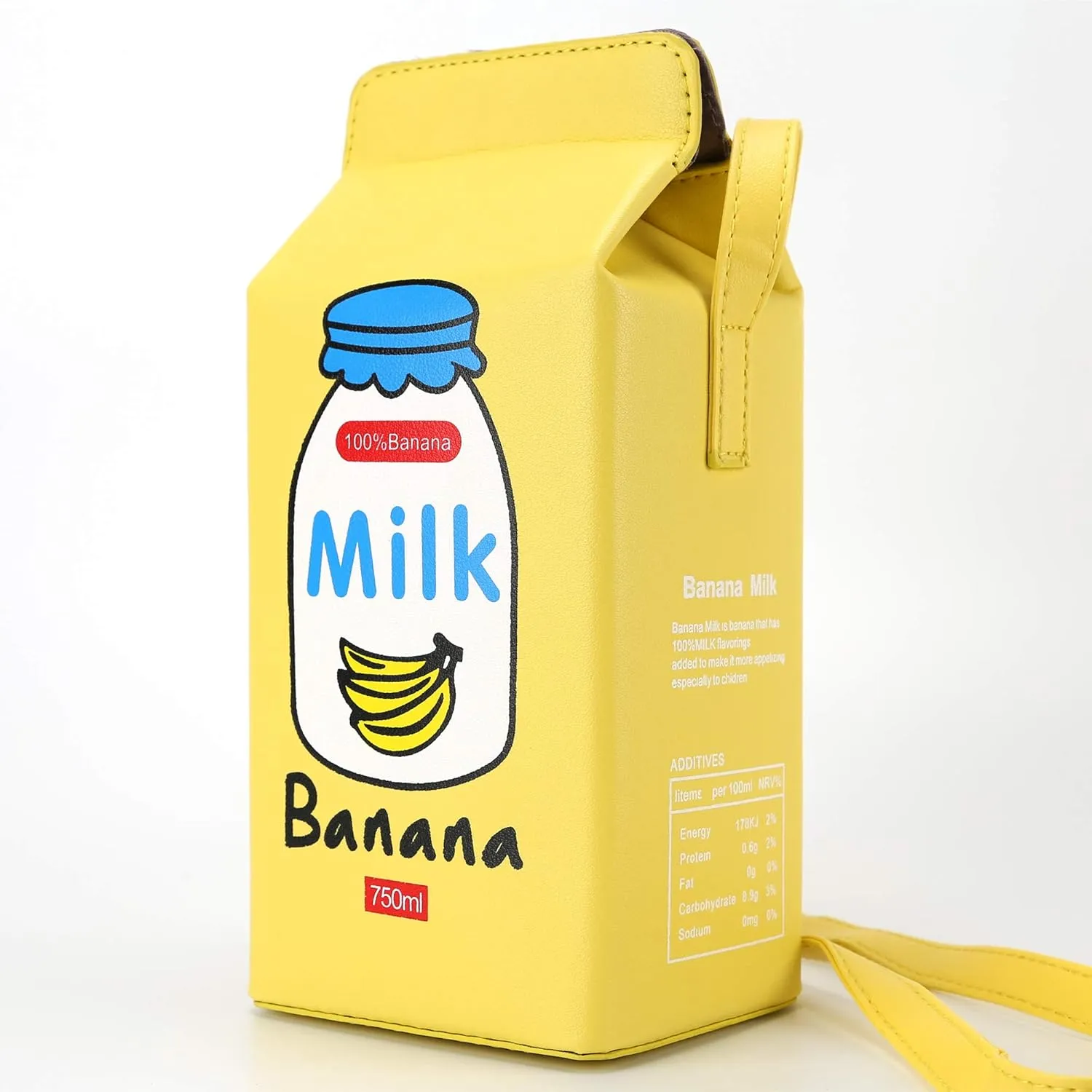 Cow appearance Milk Box CrossBody Purse Bag,PU Phone Shoulder Wallet for Women Girl