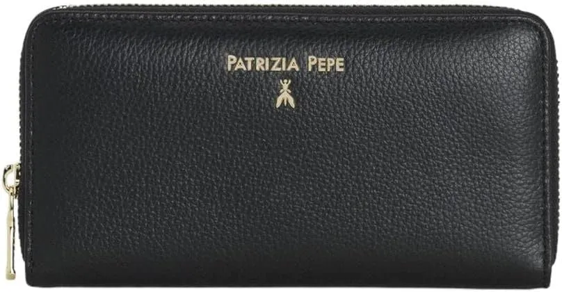 CQ4879-L001 Women's Wallet Black Purse Zip Around Coin Purse, Orange, Taglia Unica, Wallet
