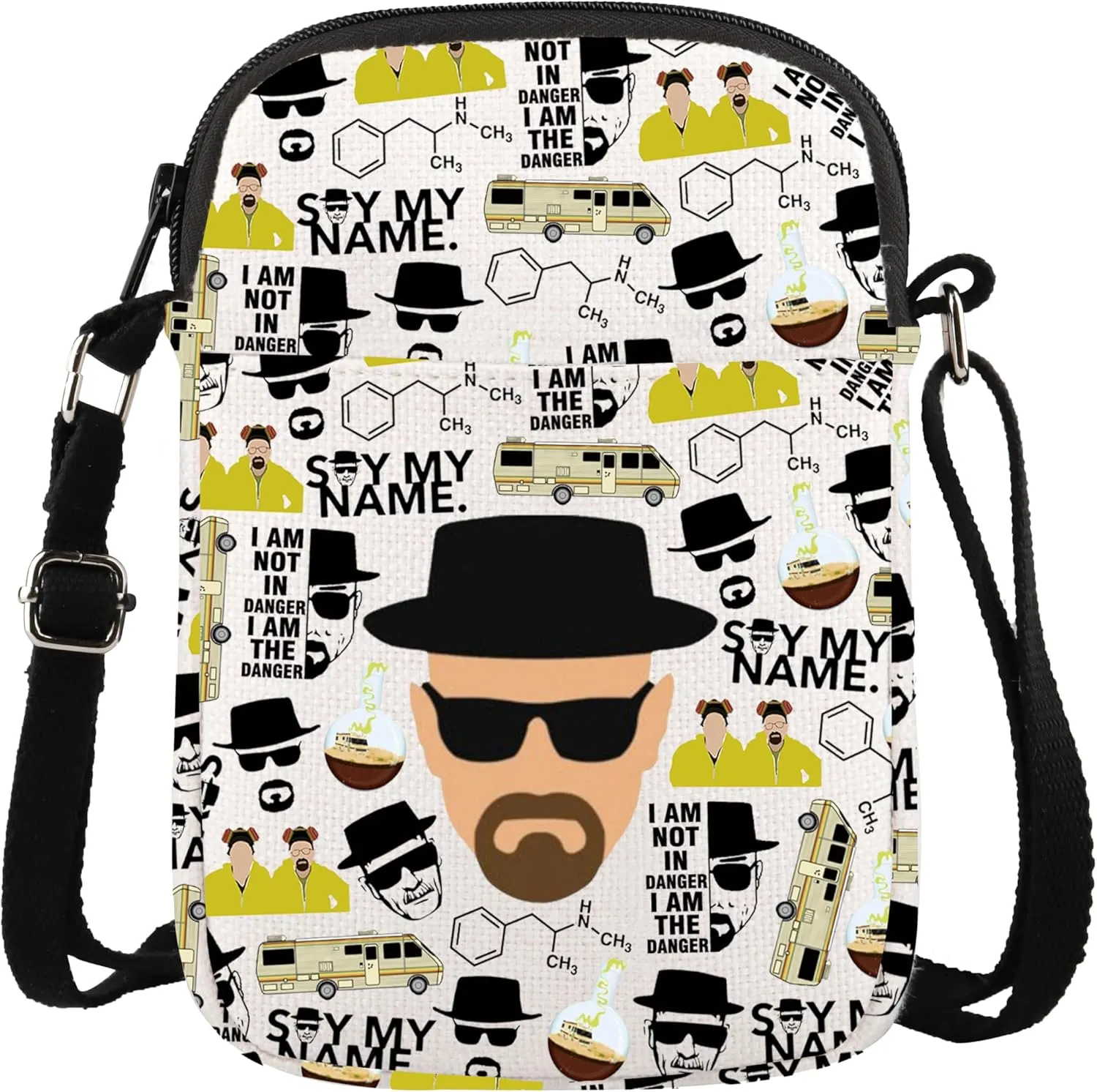 Crime Show Inspired Crossbody Bag Gift Break Gift Bad Gift Chemistry Tv Show Fan Purse Travel Bag Sling Bag