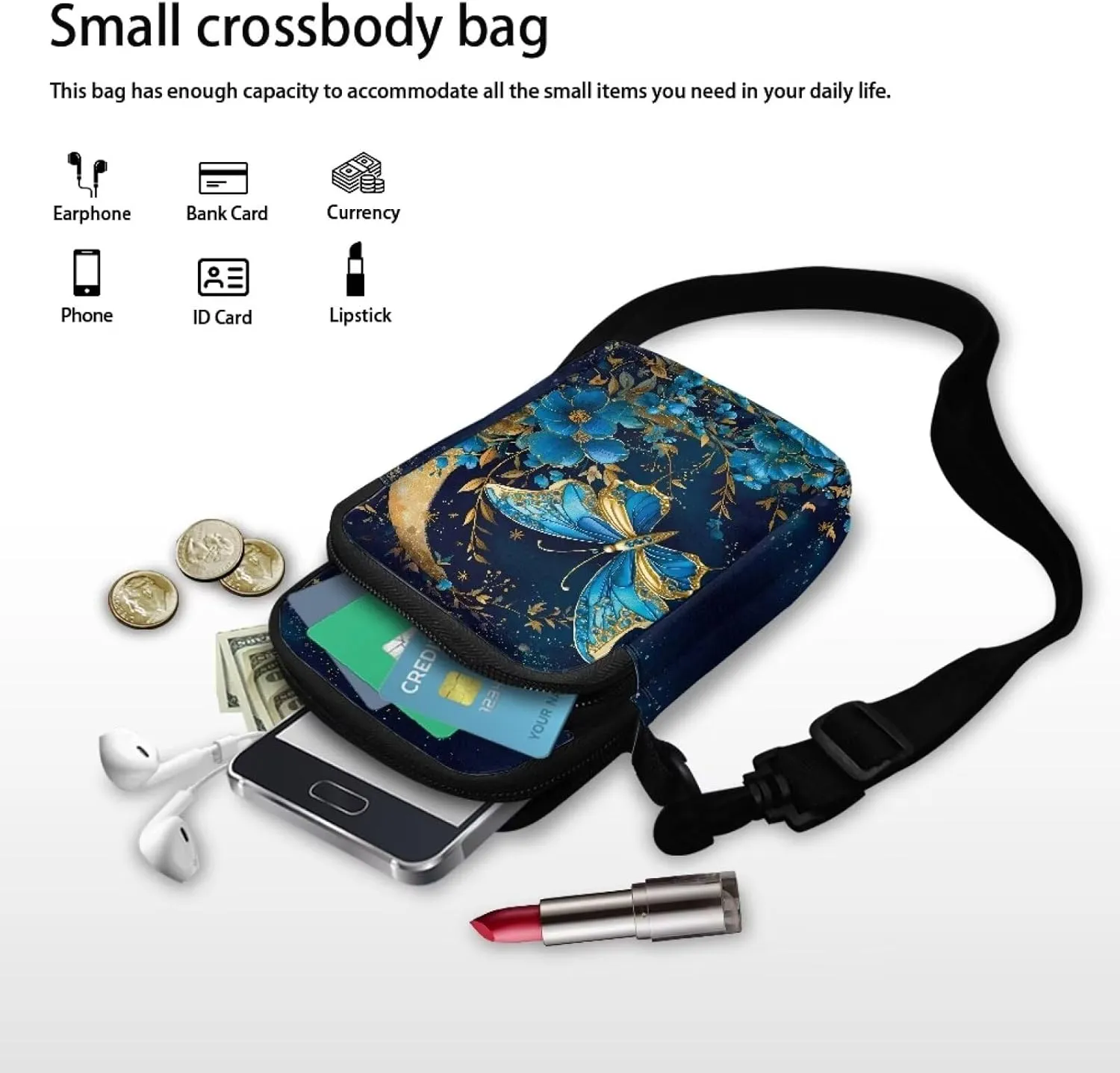 Crossbody Bag for Men Women Crossbody Travel Bag Cross Body Bag