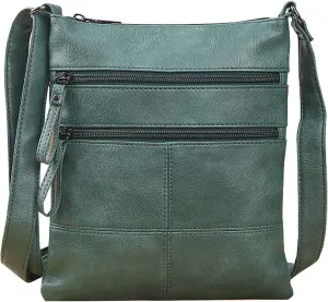 Crossbody Bag for Women, Crossbody Purse Cell Phone Wallet Purses Should Bag,PU Leather Sling Bag with Pockets