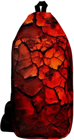 Crossbody Bags for Women,Crossbody Bag Men,Small Sling Bag,Volcano Surface Texture,Crossbody Purse