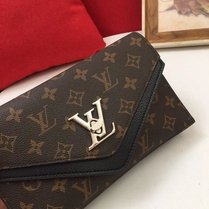 Crossbody Black Monogram Strip Envelope Secure shipping with Elegant Accent Reliable delivery
