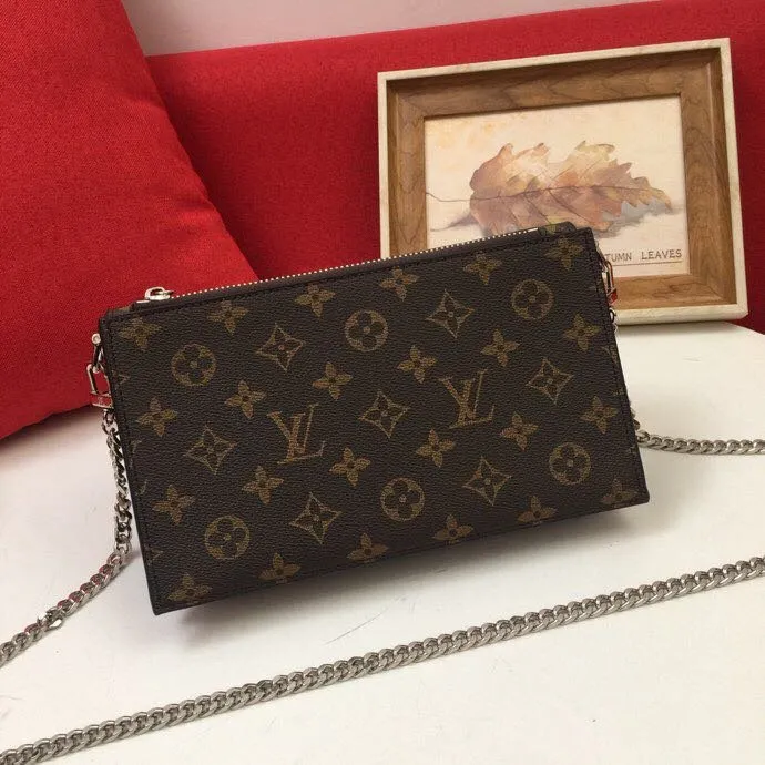 Crossbody Black Monogram Strip Envelope Secure shipping with Elegant Accent Reliable delivery