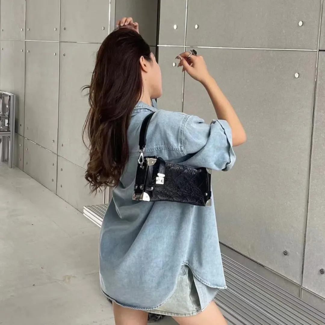 Crossbody Shoulder Bag for Women Tote Handbags Mini Suitcase Bag