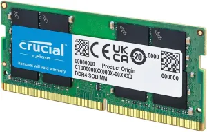 Crucial 8GB DDR4 RAM, 2400MHz (PC4-19200) SODIMM 260-Pin Laptop Memory, Energy-Efficient DRAM Upgrade - CT8G4SFS824A