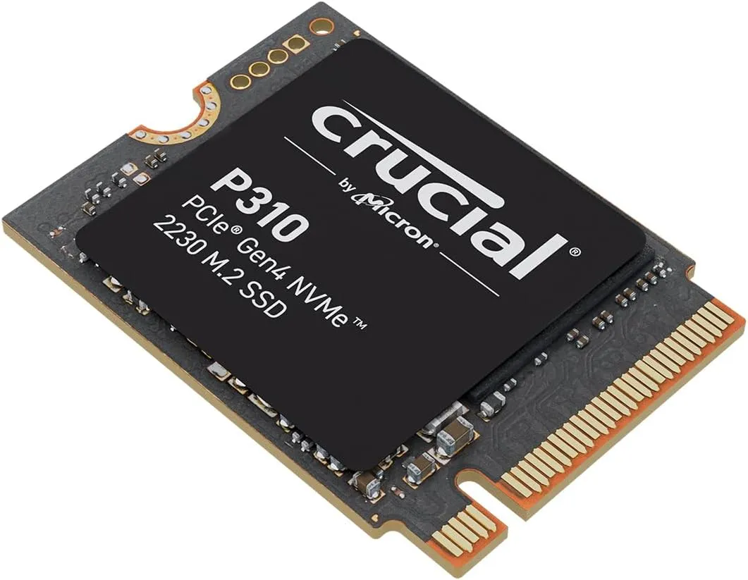 Crucial P310 1TB PCIe Gen4 2230 NVMe M.2 SSD - Up to 7,100 MB/s - Uplevel Your Console - Internal Solid State Drive (PC) - CT1000P310SSD2​