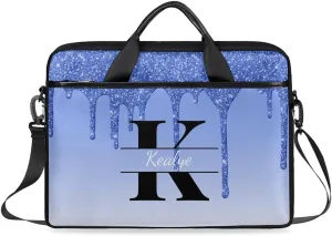 Custom Laptop Bag for Women Men Personalized Name 13 14 15.6 inch Laptop Messenger Shoulder Bags