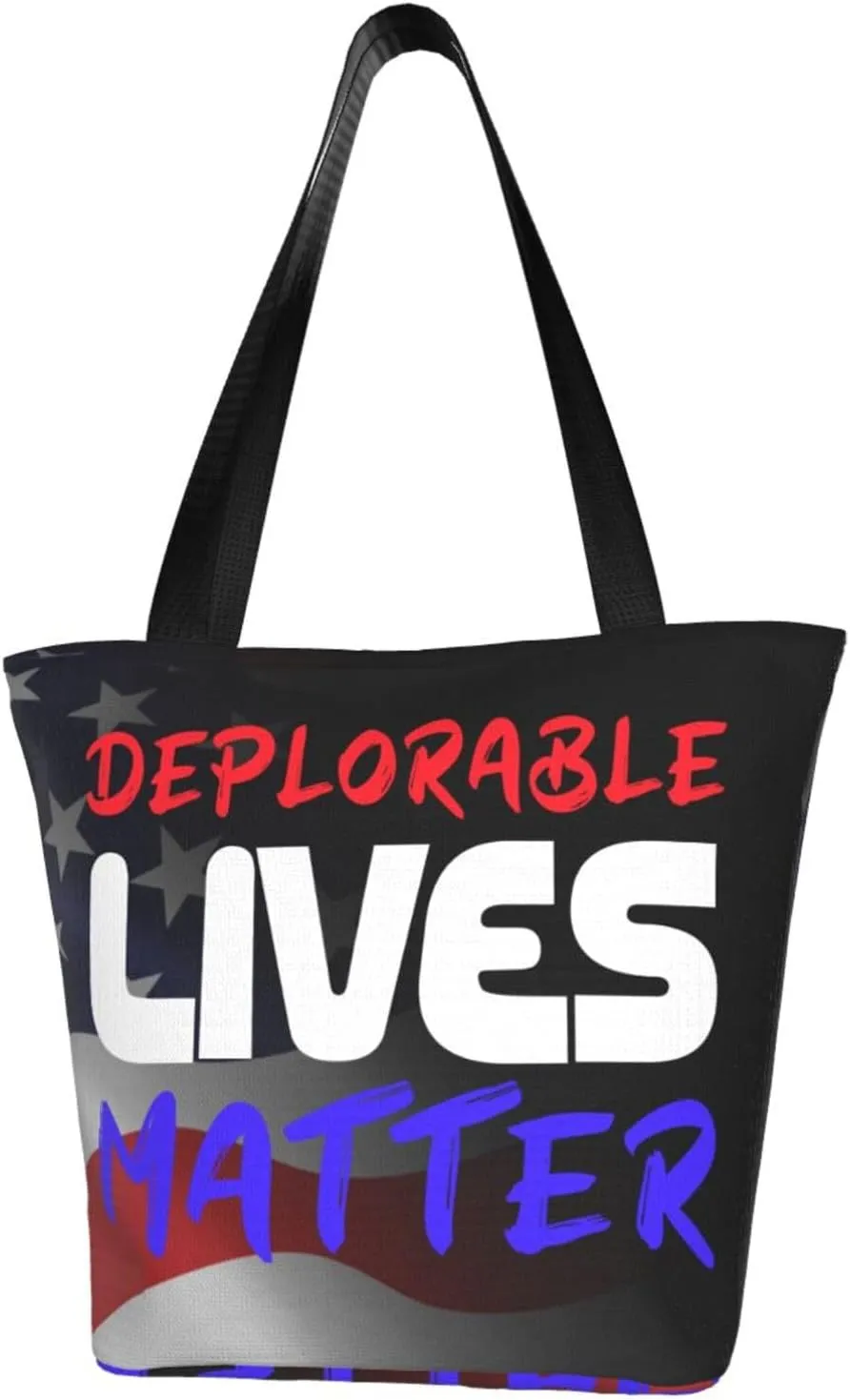 Deplorable Lives Matter Fashion Shoulder Bag Large Capacity For Man Or Woman