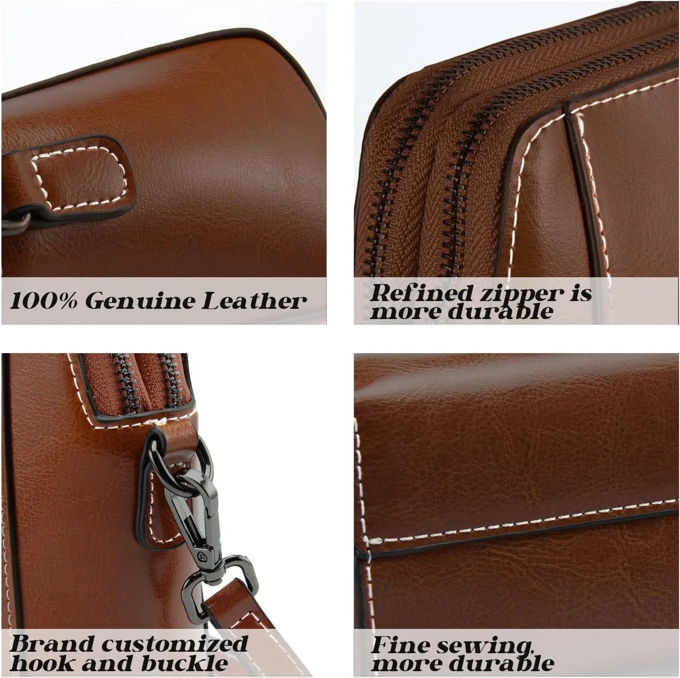 Designer Leather Small Crossbody Bags Purses for Women Cell Phone Bag Soft Women's Shoulder Handbags Gifts for Women