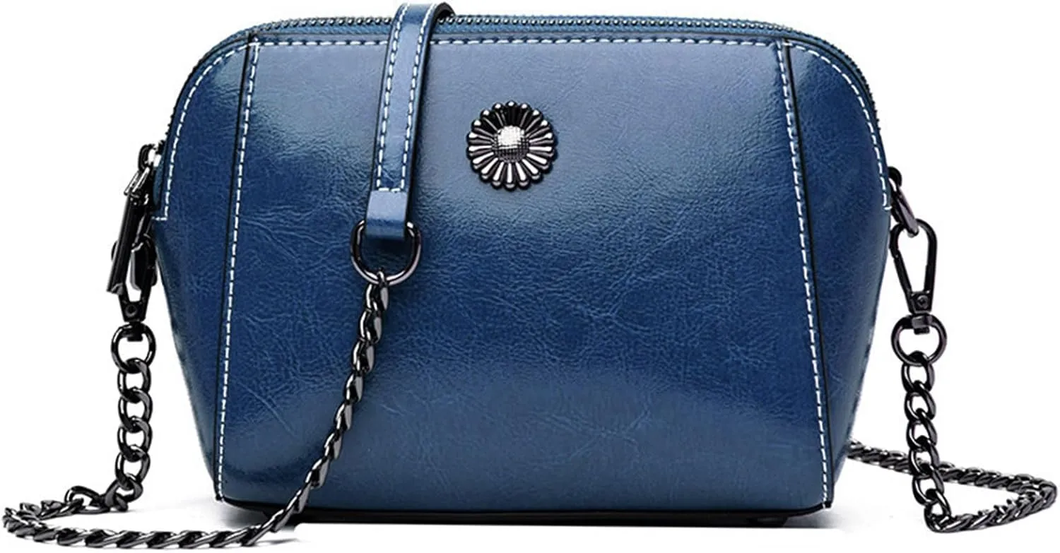 Designer Leather Small Crossbody Bags Purses for Women Cell Phone Bag Soft Women's Shoulder Handbags Gifts for Women