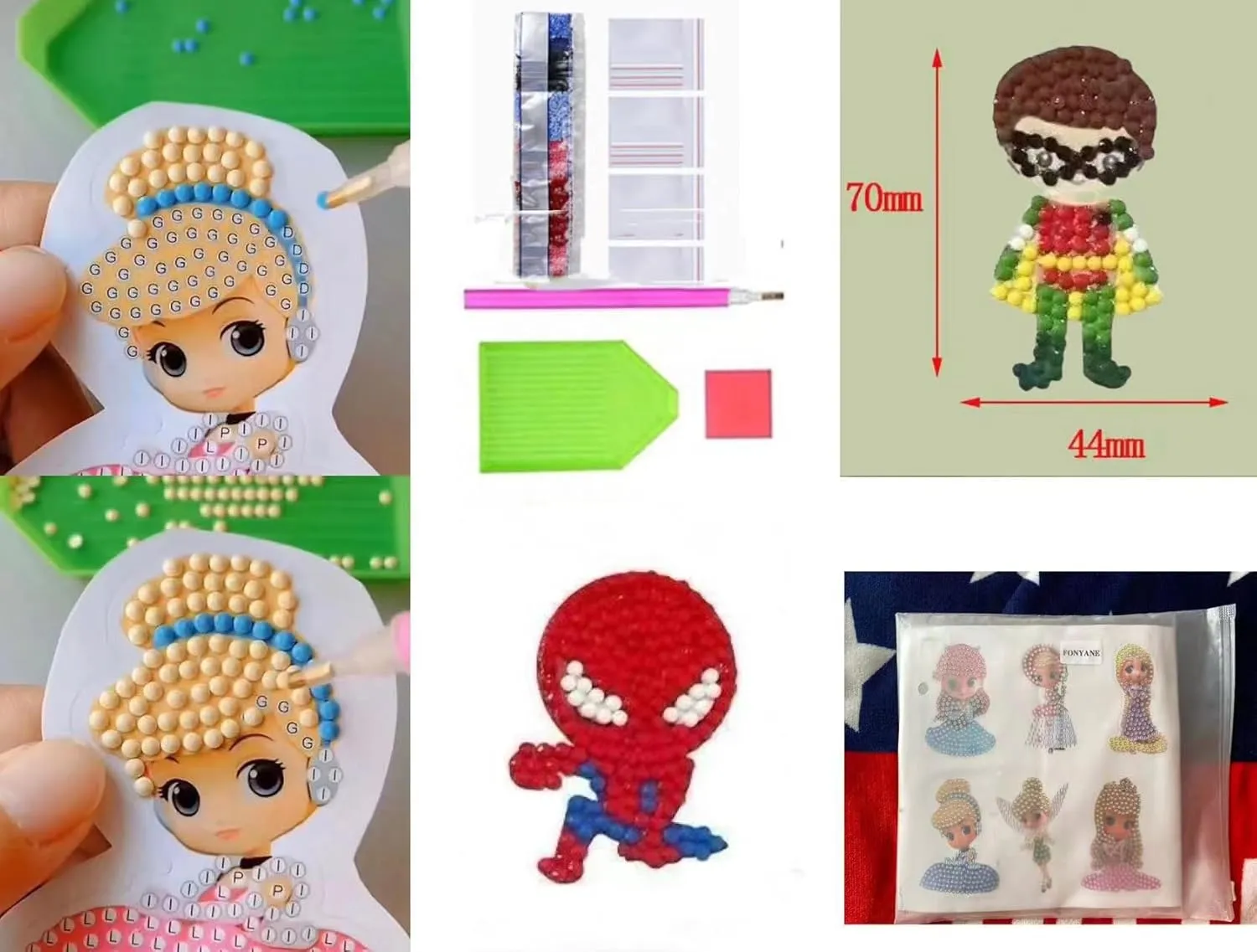 Diamond Painting Kits for Boys,Gem Stickers,Diamond Painting Crafts,Arts and Crafts for Kids Ages 4-6-8-10-12,Best Gifts Toys for Boys Birthday