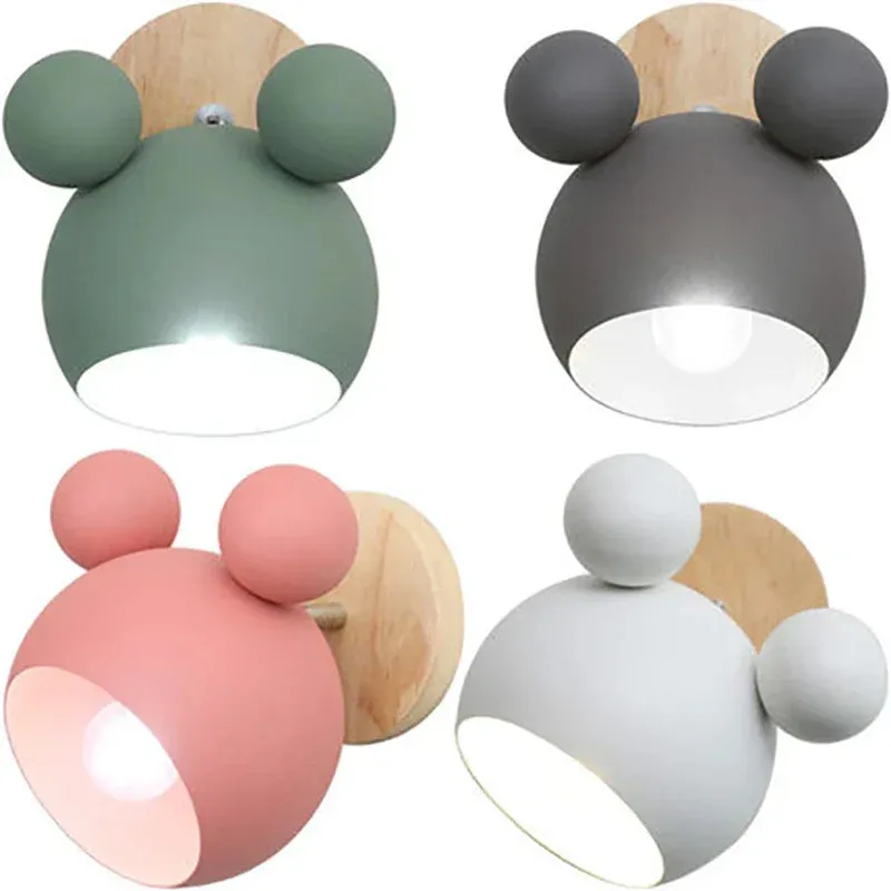 Dimmable Cartoon Wall Lamp for Children's Room | Adjustable Wall Light for Nursery and Playroom