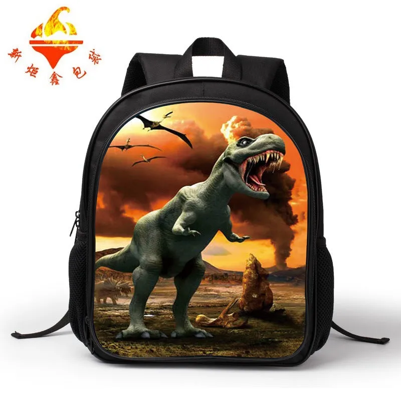 Dinosaur cartoon kindergarten cartoon bag baby 3-6 year old children's backpack