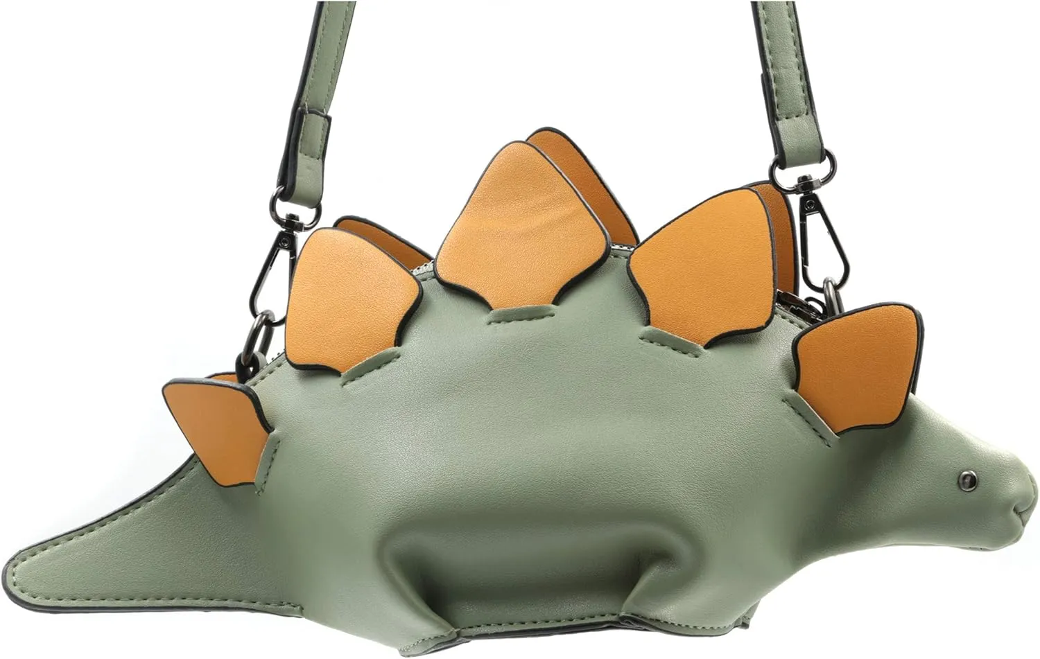 Dinosaur Shoulder Purses,PU Stegosaurus CrossBody Bag for Girl Women