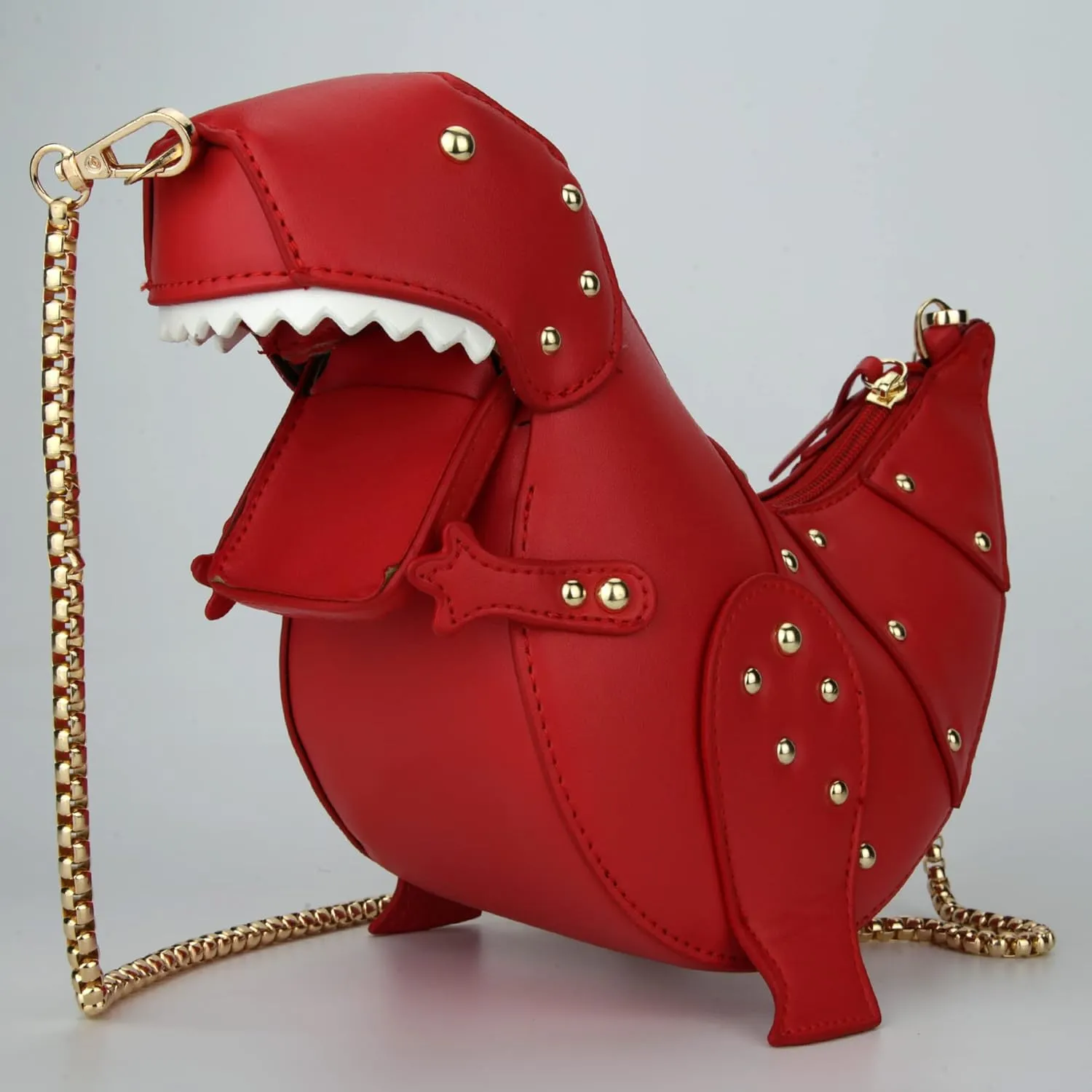 Dinosaur Shoulder Purses,PU Stegosaurus CrossBody Bag for Girl Women