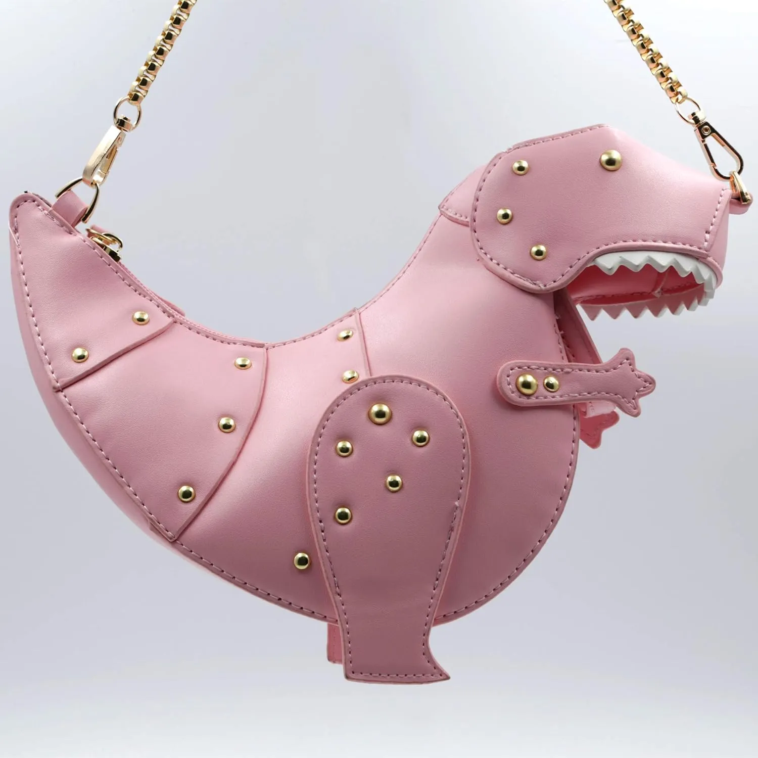 Dinosaur Shoulder Purses,PU Stegosaurus CrossBody Bag for Girl Women