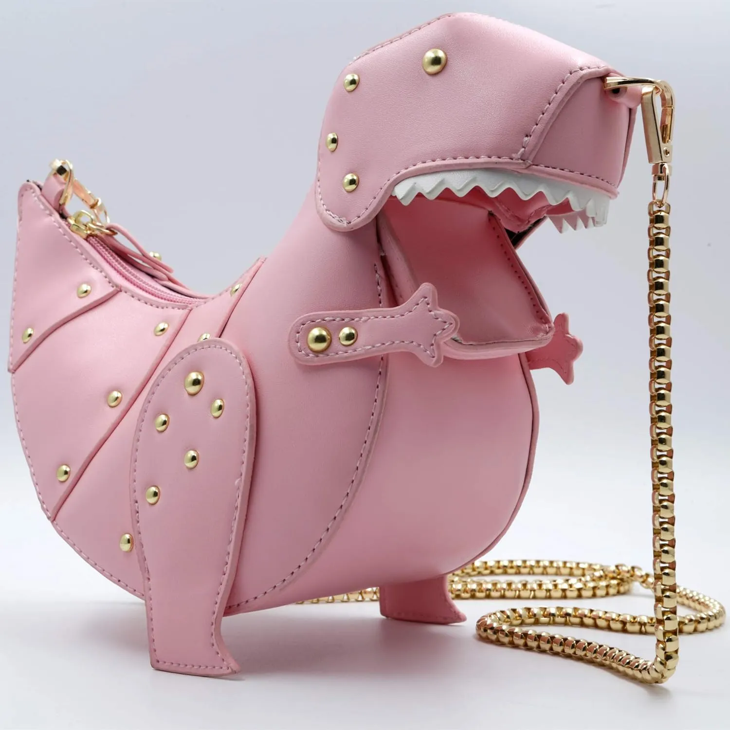 Dinosaur Shoulder Purses,PU Stegosaurus CrossBody Bag for Girl Women