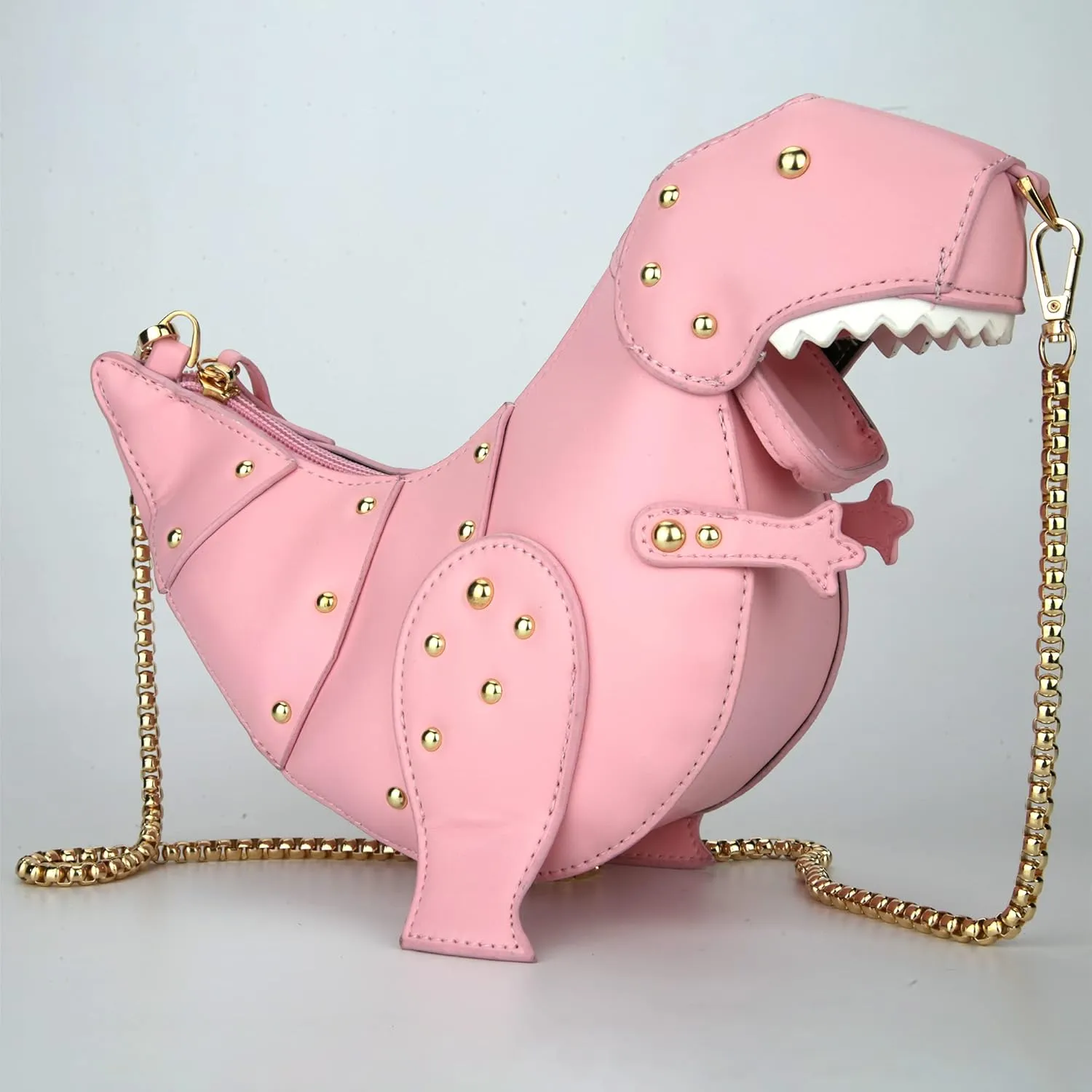 Dinosaur Shoulder Purses,PU Stegosaurus CrossBody Bag for Girl Women