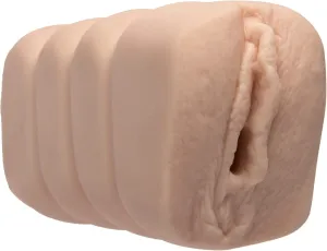 Doc Johnson Club Jenna - Ashton Moore - ULTRASKYN - Pocket Pal - Open-Ended Stroker - Pussy, White (5803-06-AM)