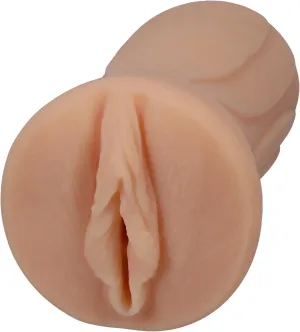 Doc Johnson Signature Strokers - Lulu Chu - ULTRASKYN Pocket Pal - Open-Ended Stroker - Pussy, Vanilla